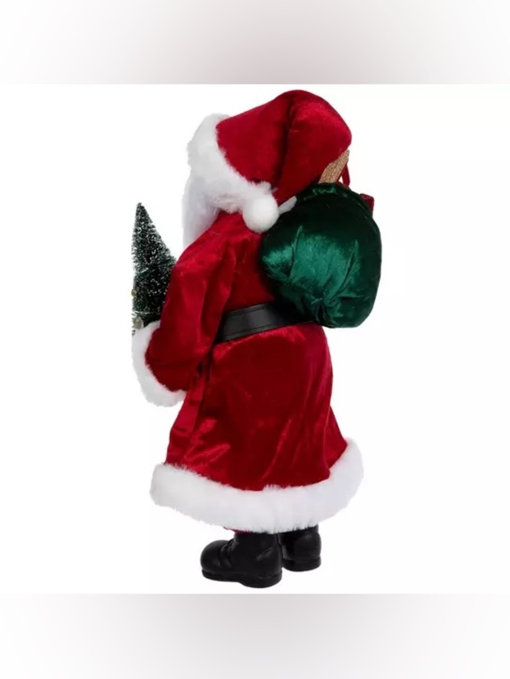 Traditional Santa With Rhinestone Buckle - Picture 3 of 3
